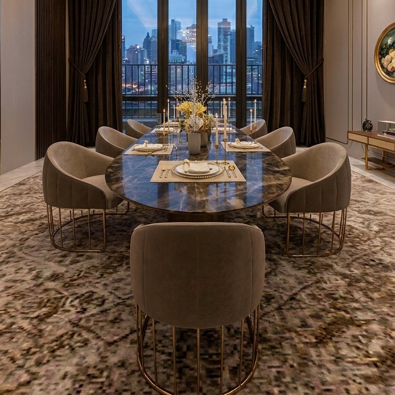 sala da pranzo in stile Tradizionale