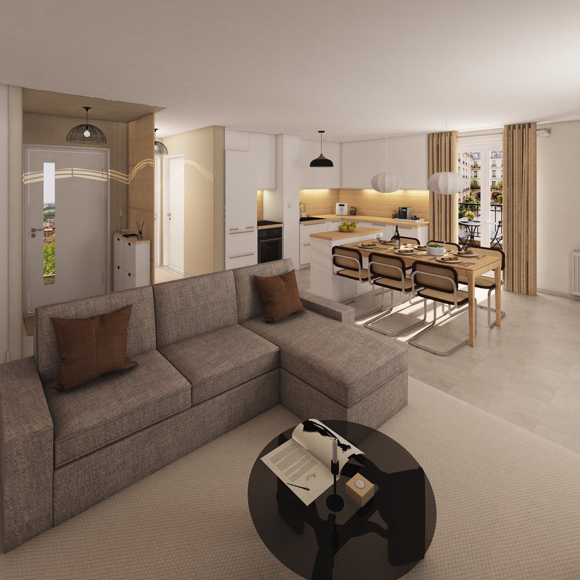 Traditional living room