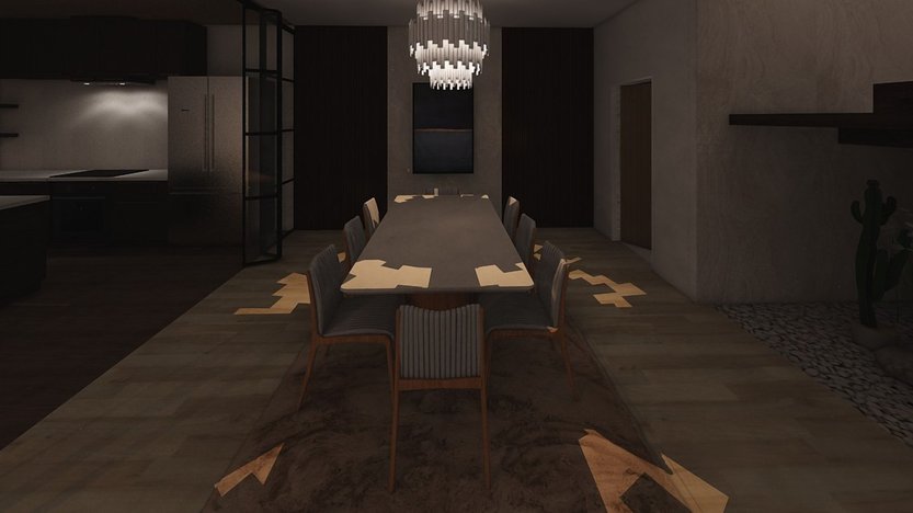 Traditional dining room