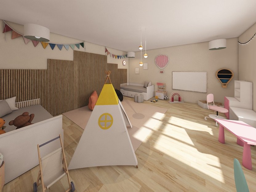Traditional kids room