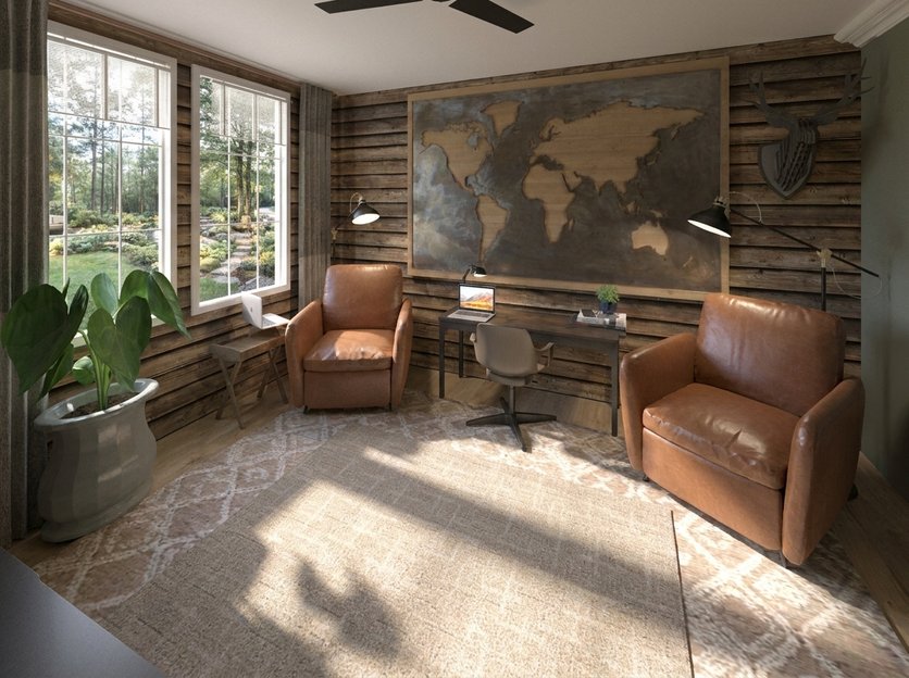 Farmhouse home office