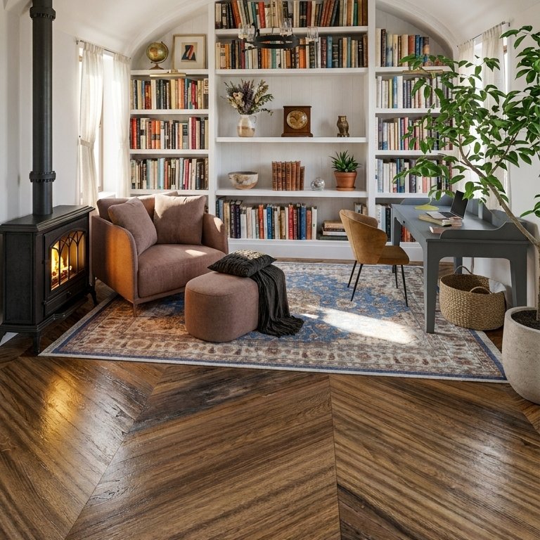 Boho home office