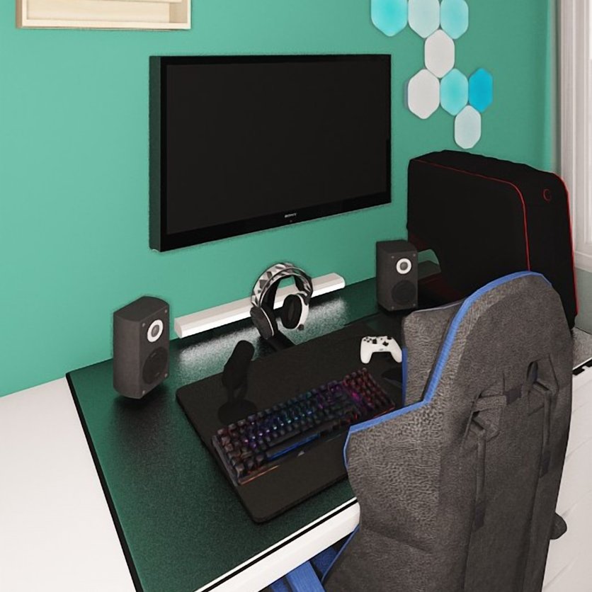 bureau à domicile : style Contemporain