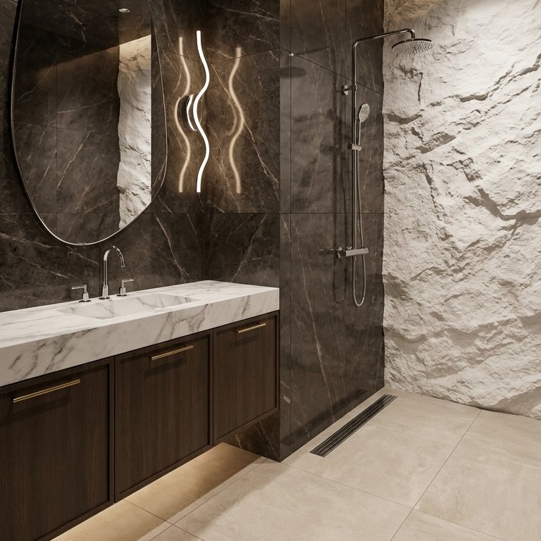 Mid-century bathroom