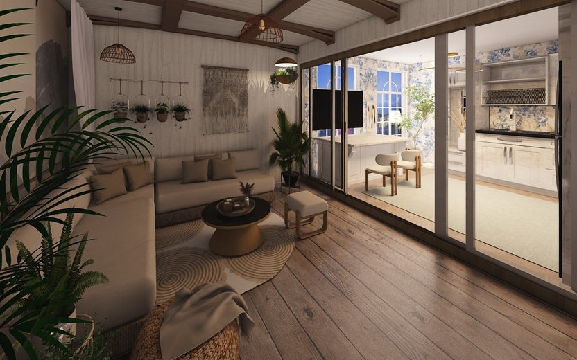 Boho living room