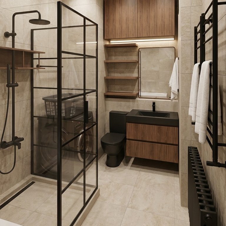 Mid-century bathroom