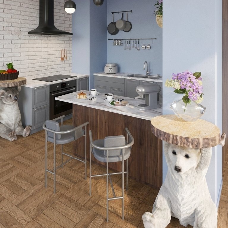Eclectic kitchen