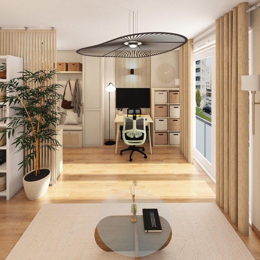 Scandinavian home office