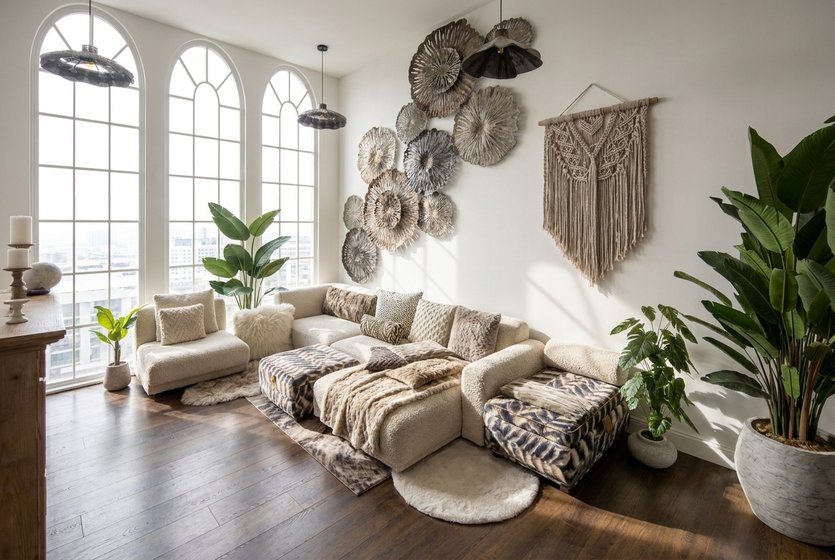 Boho living room