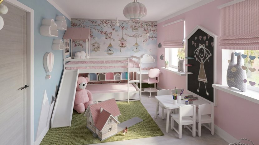 Scandinavian kids room