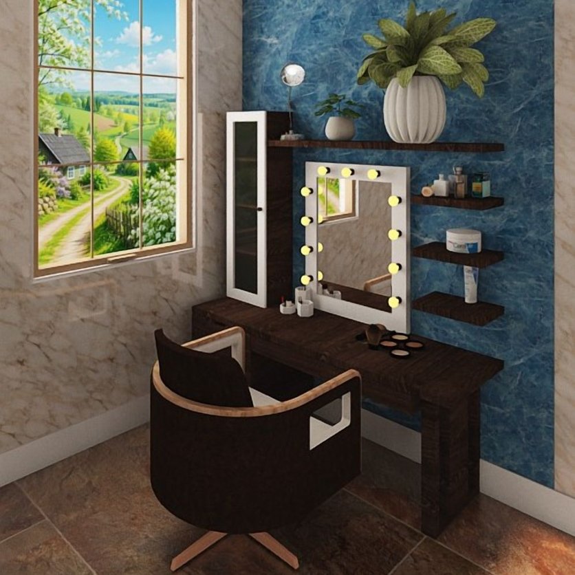 Eclectic home office