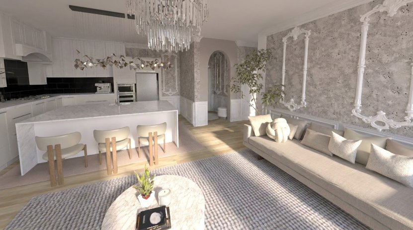 Traditional living room