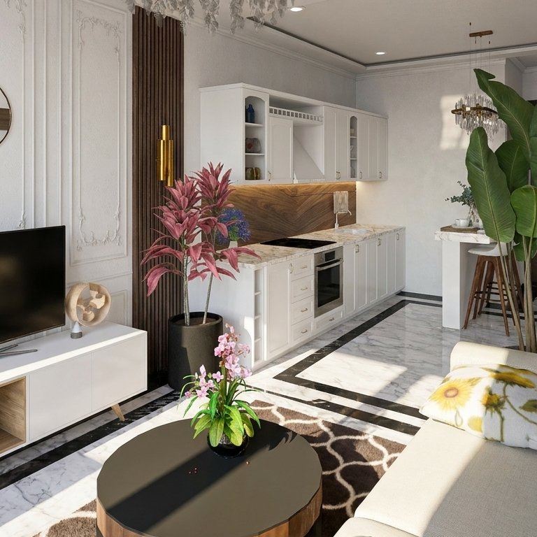 Traditional living room