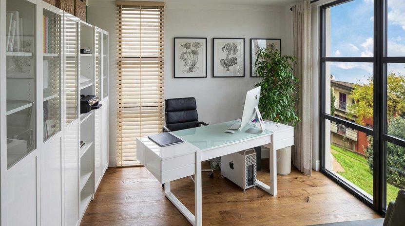 bureau à domicile : style Contemporain
