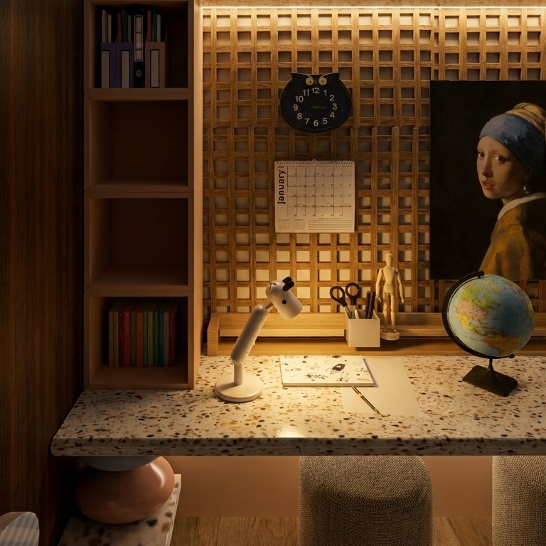 bureau à domicile : style Contemporain