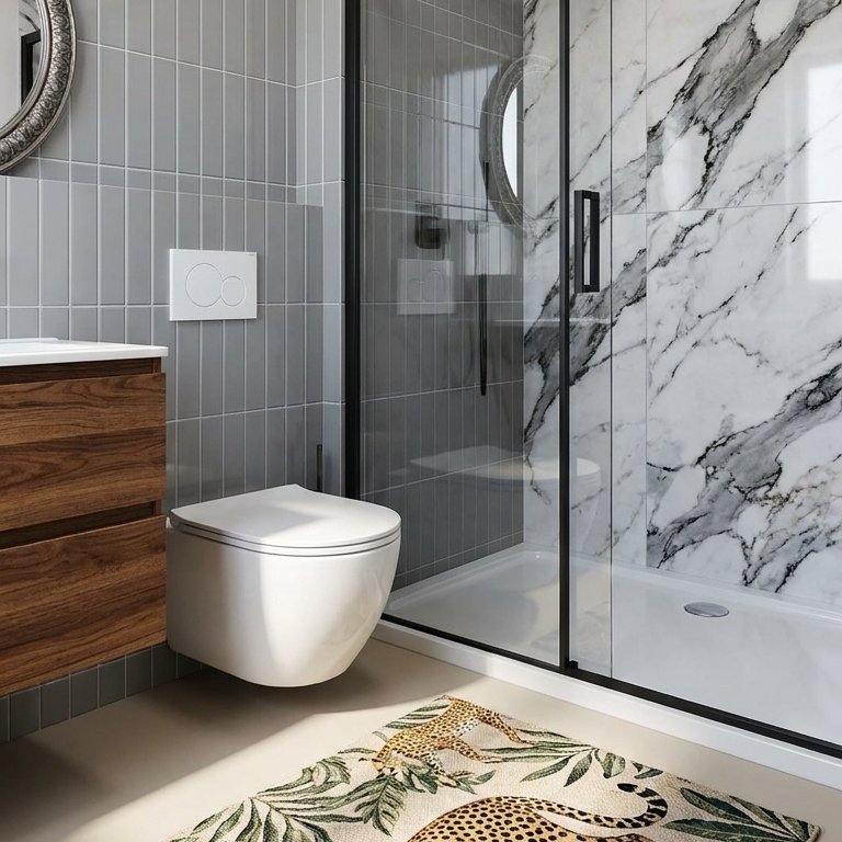 Mid-century bathroom