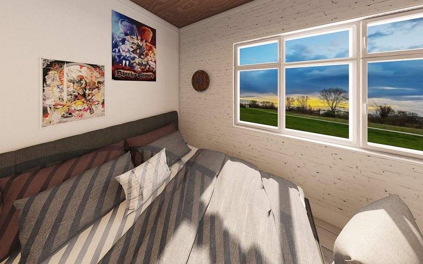 Contemporary bedroom