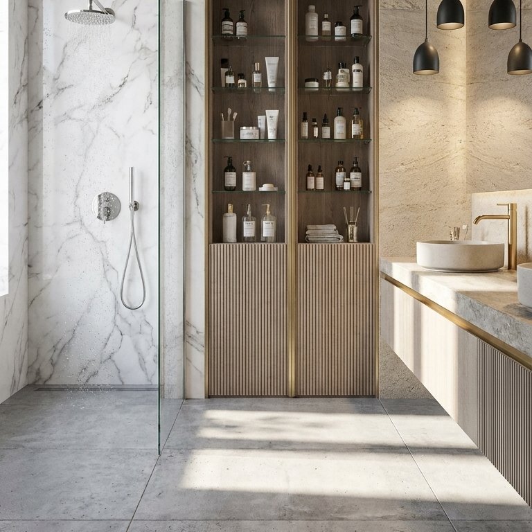 Mid-century bathroom