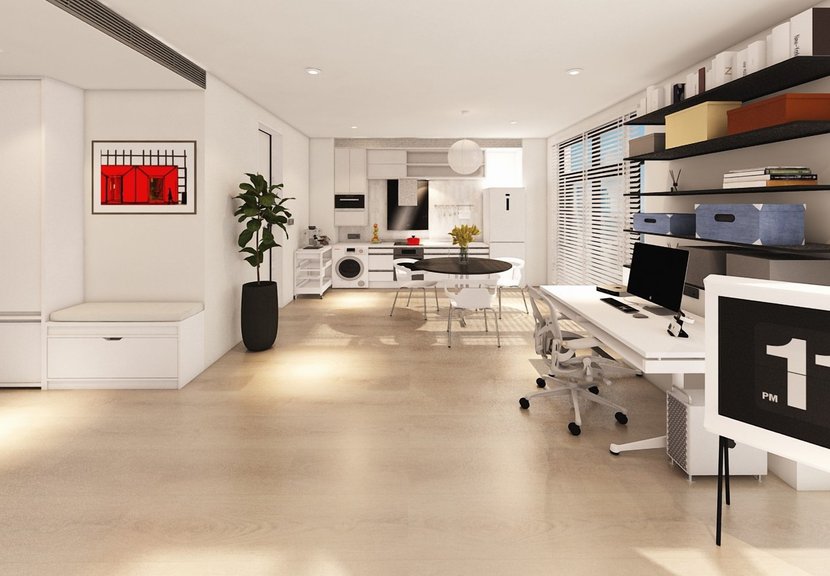 Scandinavian home office