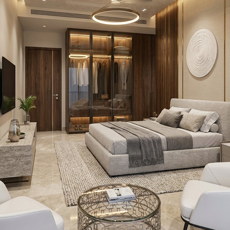 Traditional bedroom