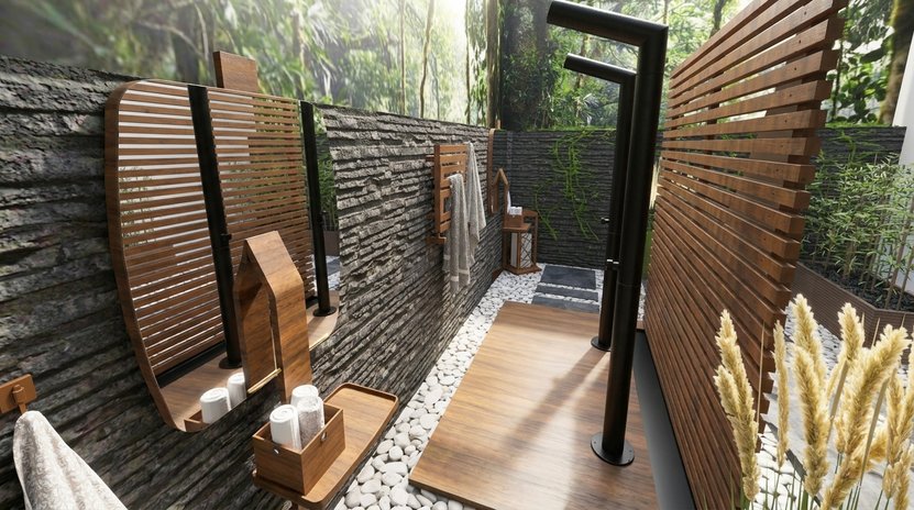 Wabi-sabi bathroom