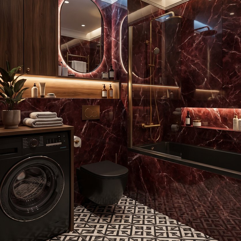 Mid-century bathroom