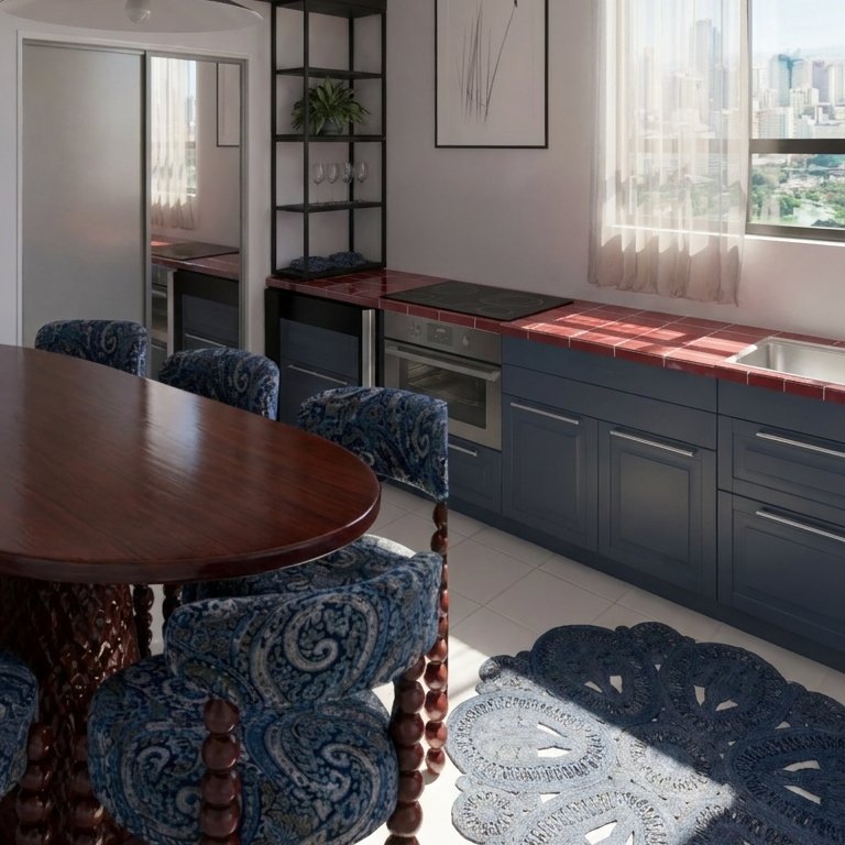 Eclectic kitchen