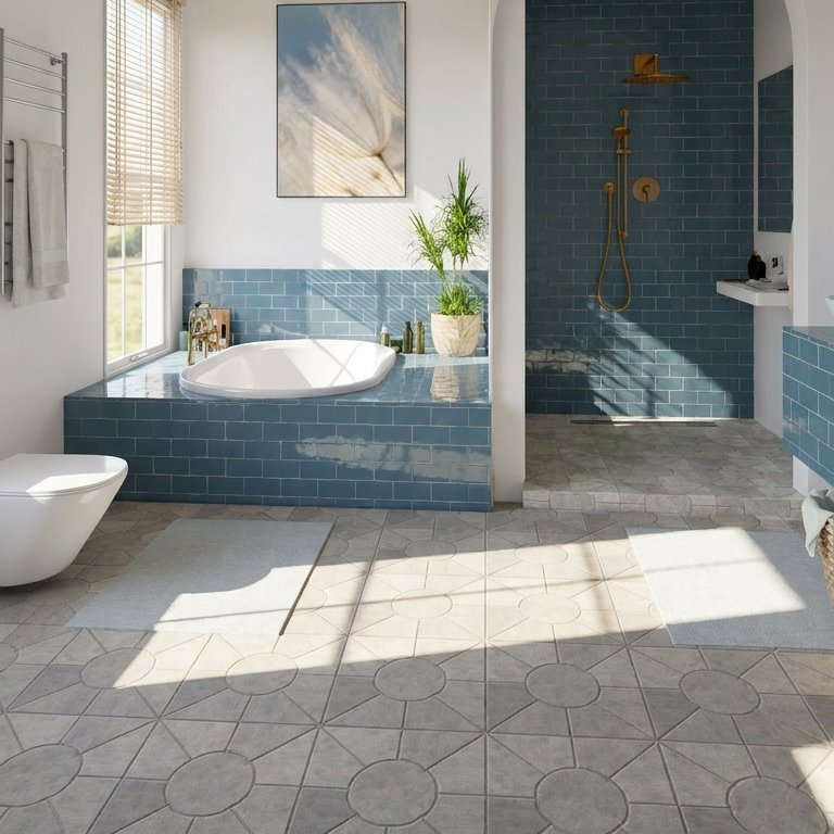 Mid-century bathroom