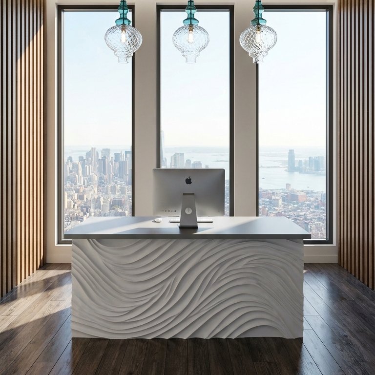 bureau à domicile : style Contemporain