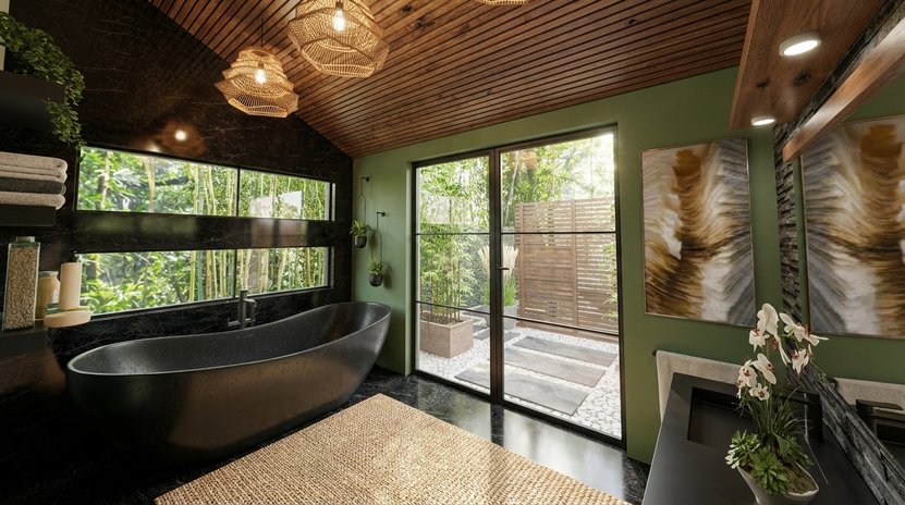 Mid-century bathroom