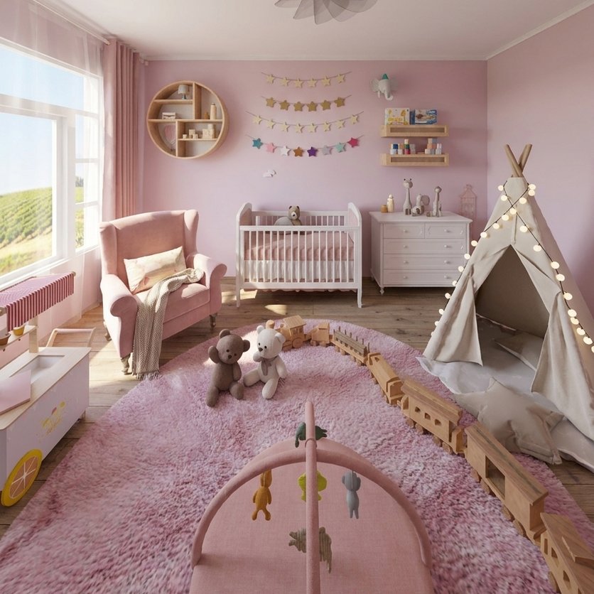 Kinderzimmer im Stil Boho