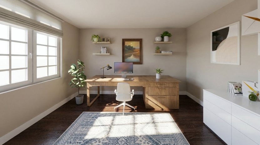 Scandinavian home office