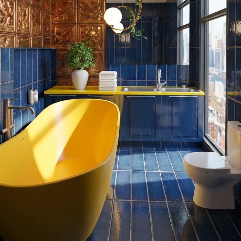Mid-century bathroom