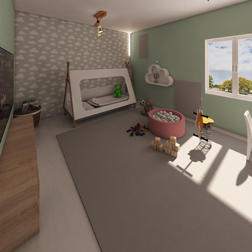 Scandinavian kids room