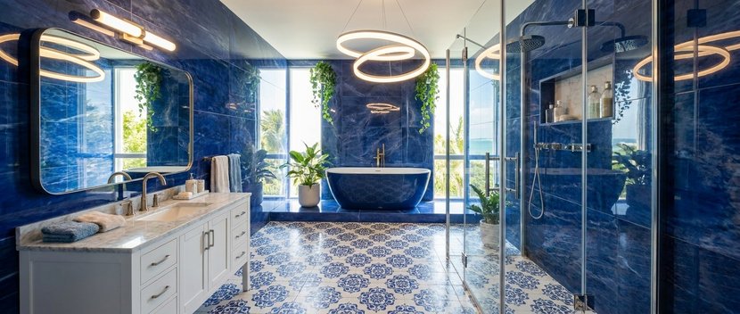 Mediterranean bathroom