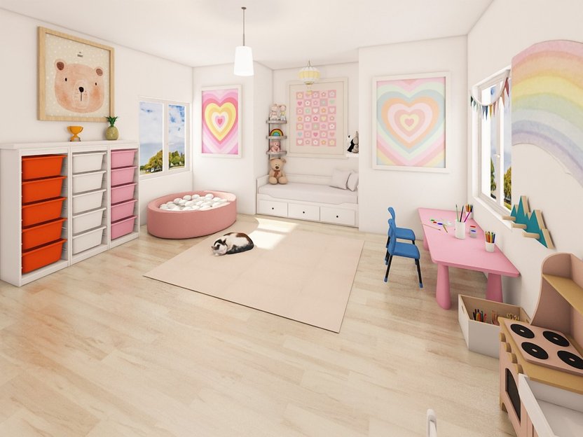Kinderzimmer im Stil Boho
