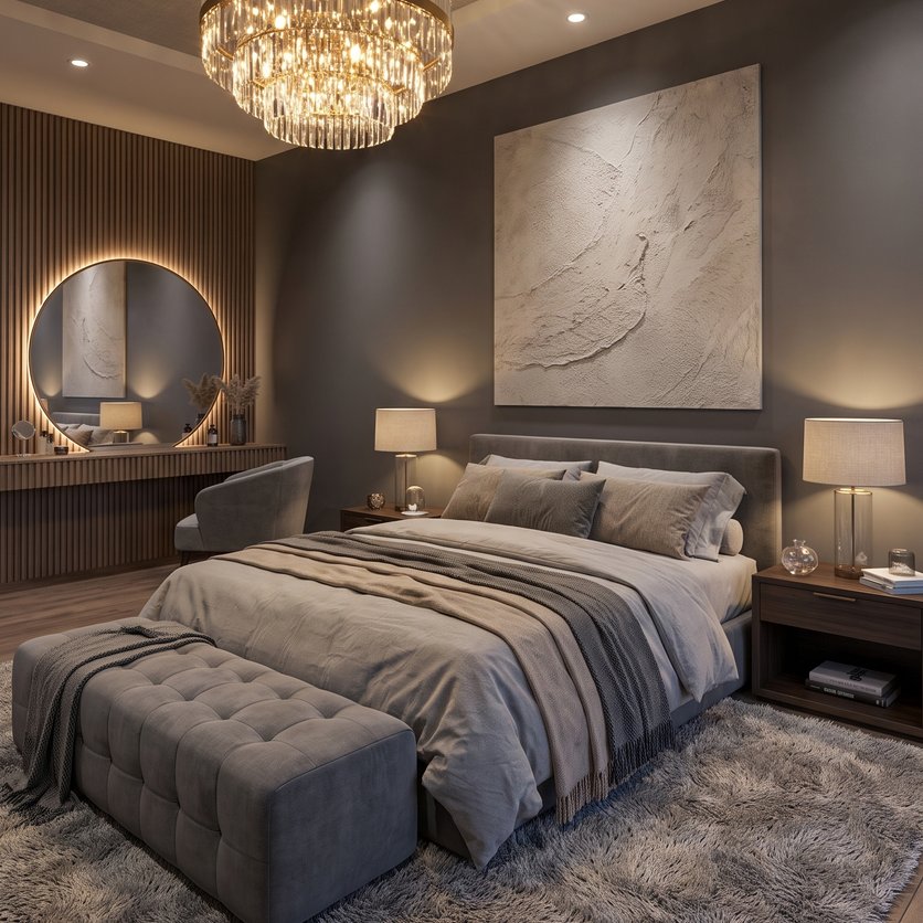 Mid-century bedroom