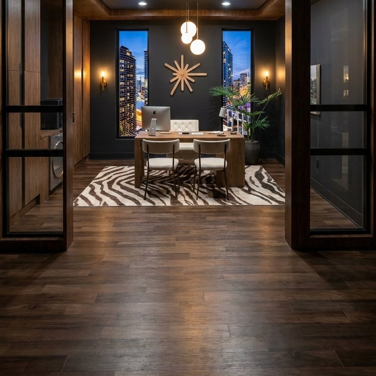 bureau à domicile : style Contemporain
