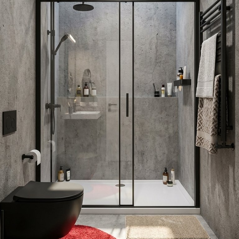 Mid-century bathroom