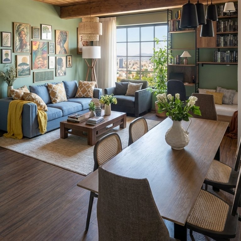 Boho living room