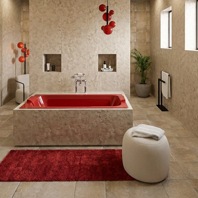 Mid-century bathroom