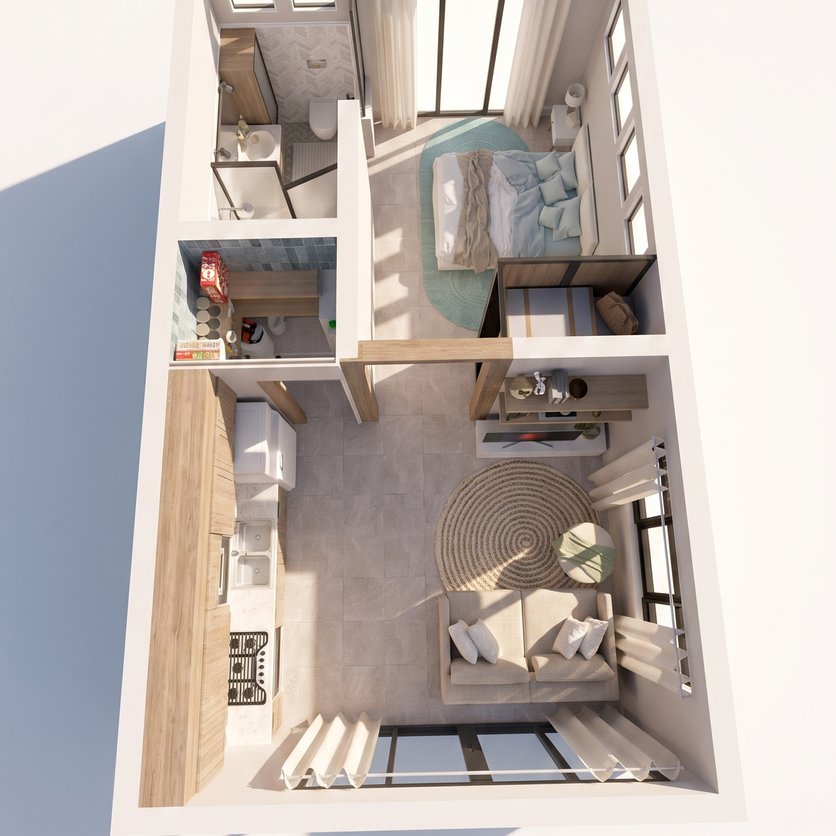 Scandinavian floor plan