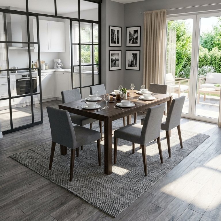 Esszimmer im Stil Mid-Century