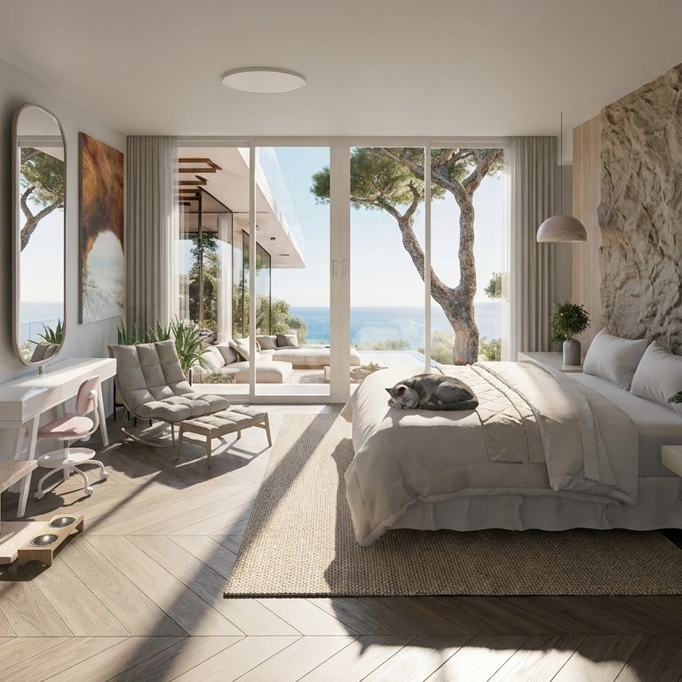 Traditional bedroom