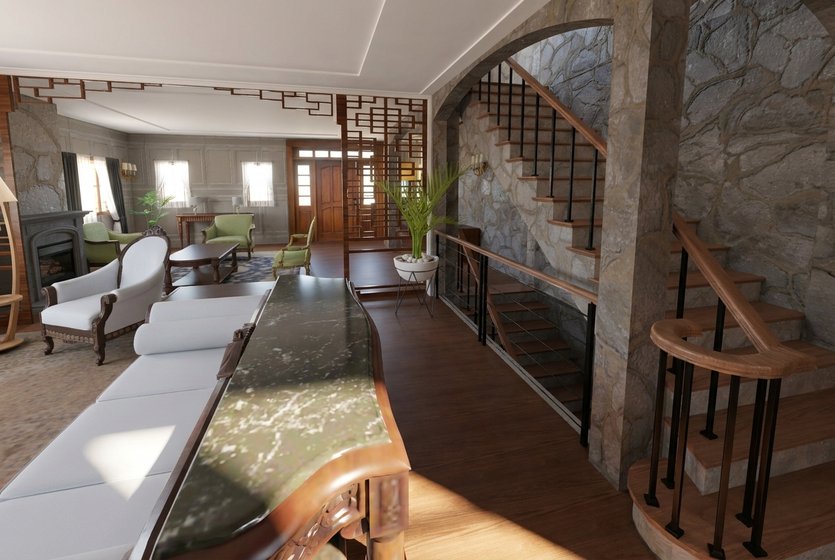 Traditional living room