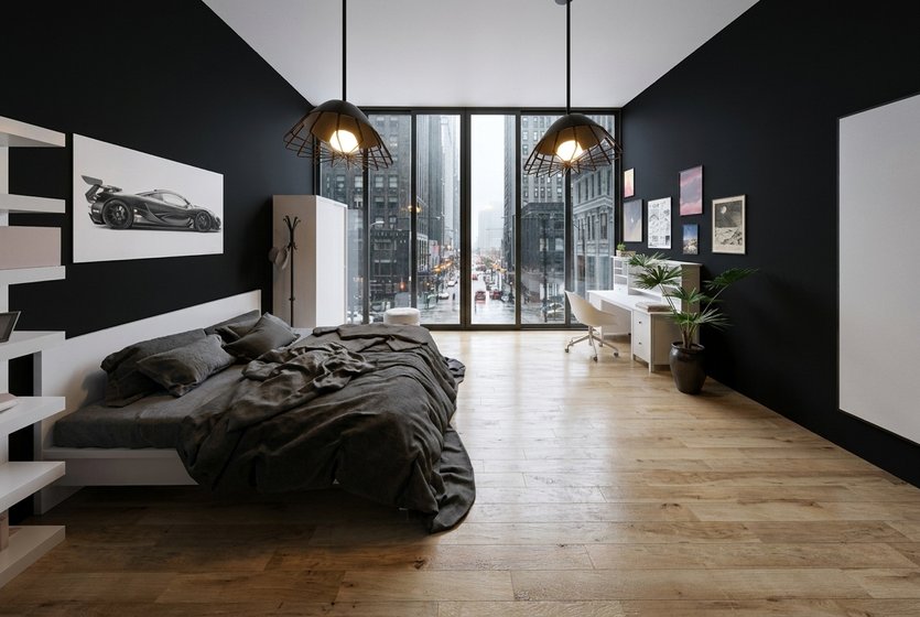 Industrial bedroom
