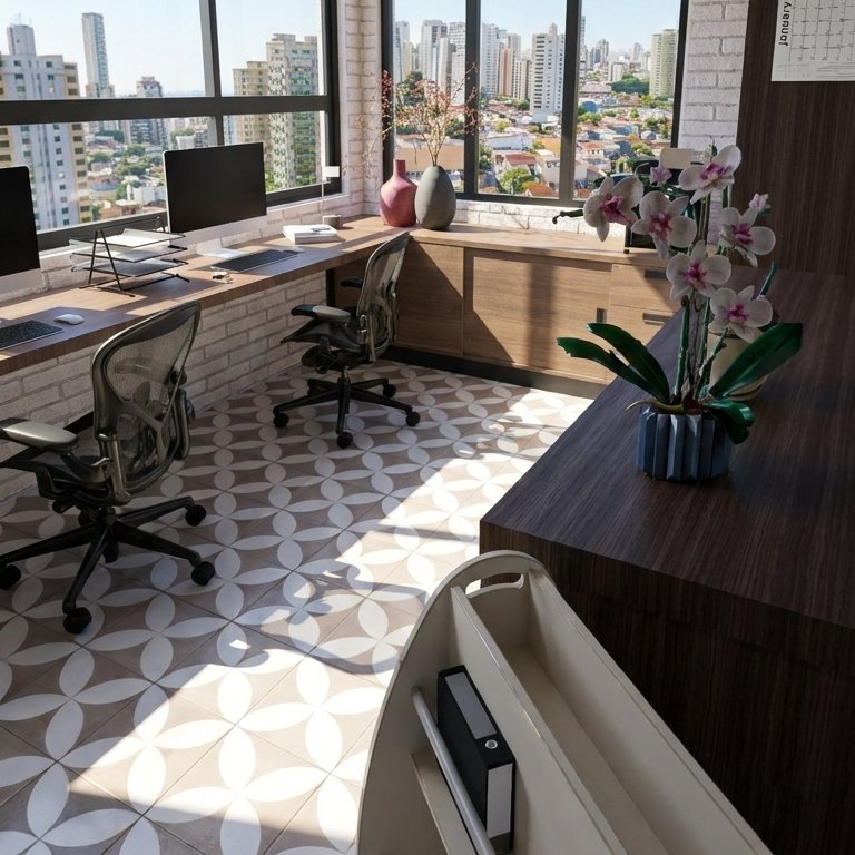 bureau à domicile : style Contemporain