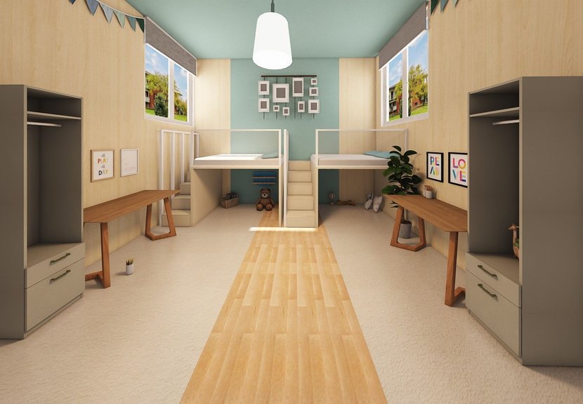 Scandinavian kids room