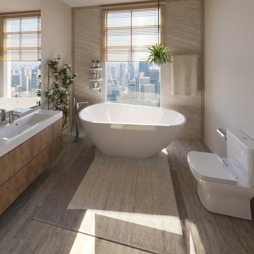 Mid-century bathroom