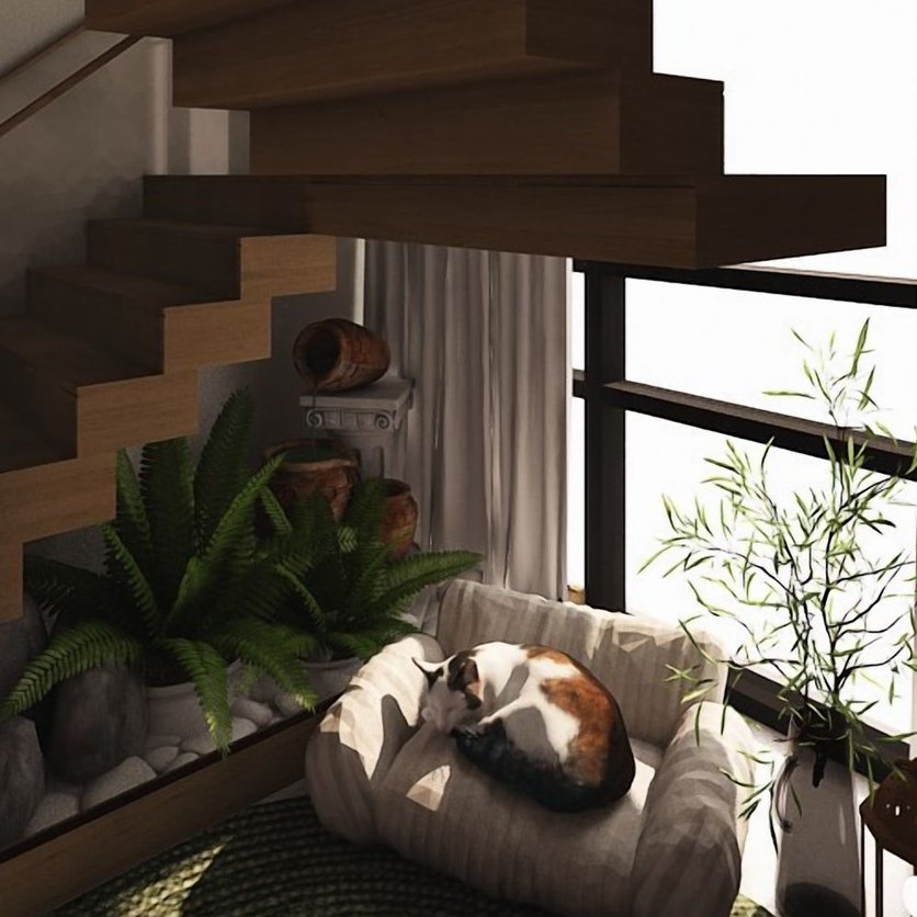 Mid-century floor plan